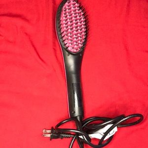 a brush straightener